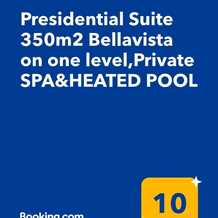 Appartamento Presidential 350m2 Bellavista On One Level,private Spa&heated Pool
